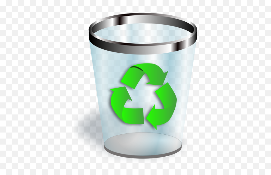 Recycling Bin Icon Vector Drawing Public Domain Vectors - Recycle Bin Icon Png Transparent,Please Recycle Icon