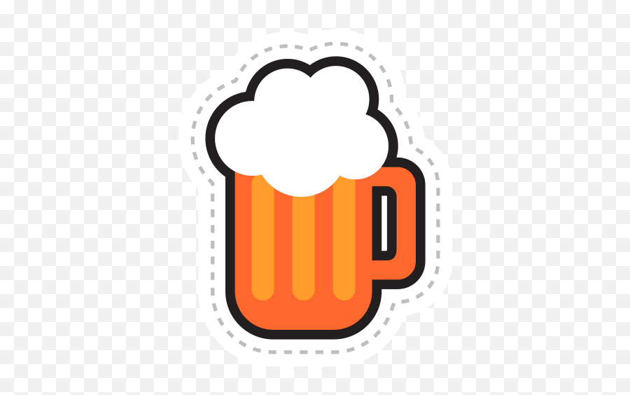 Beer Pitcher Glass Drink Sticker Free Icon Of Summer - Clip Art Png,Pitcher Png