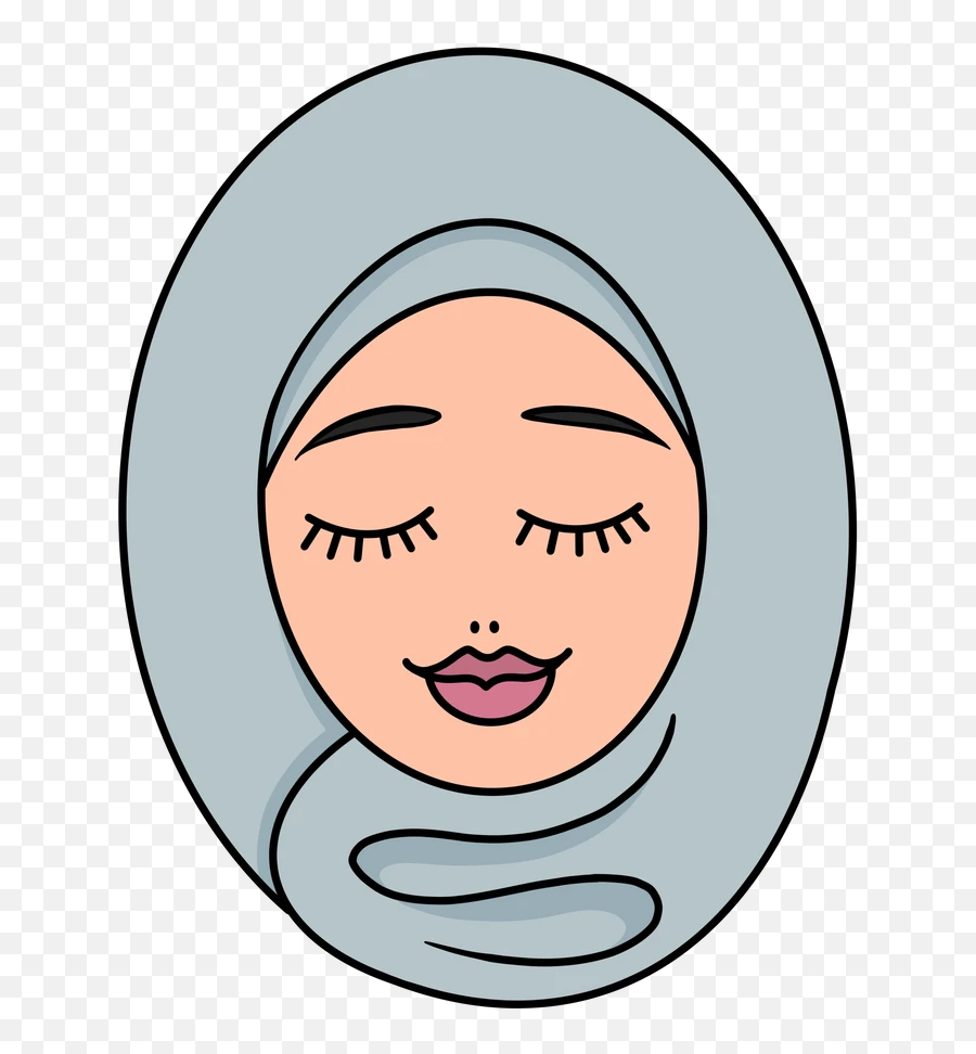 Hijab Icon - Oval Teeplus Happy Png,Girls Icon