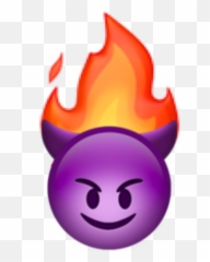 Burning Devil Fire Emoji 293188636018211 By Satanicbarbie Png