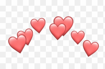 Freetoedit - Peach Colored Heart Emoji png