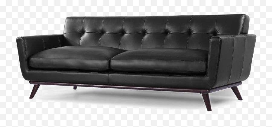 Black Sofa Transparent Images - Transparent Black Couch Png,Sofa Transparent