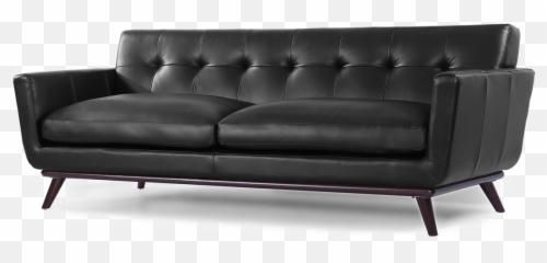 Black Sofa Transparent Images - Transparent Black Couch Png,Sofa Transparent