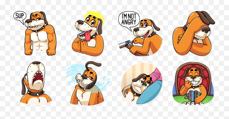 Duckhunt Dog Telegram Stickers U2014 2018 - Duck Hunt Dog Angry Png,Duck Hunt Png