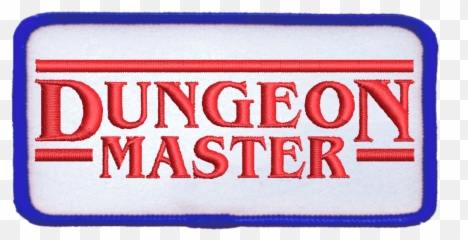 Dungeon Master Blue Border - Ironon Patch Parallel Png,Blue Border Transparent