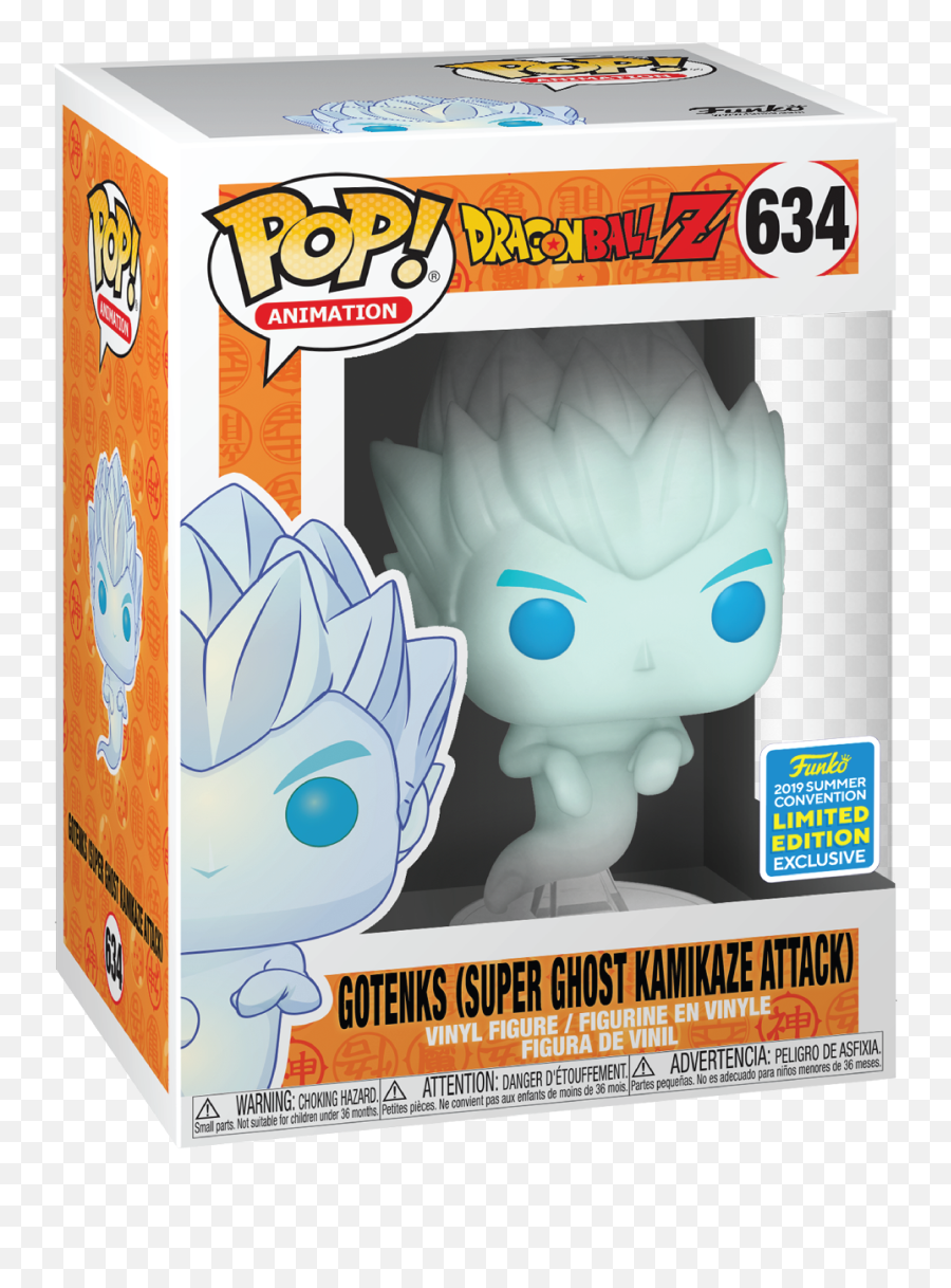 Dragon Ball Z - Gotenks As Ghost Pop Vinyl 634 Sdcc19 Rs Dragon Ball Z Png,Gotenks Png