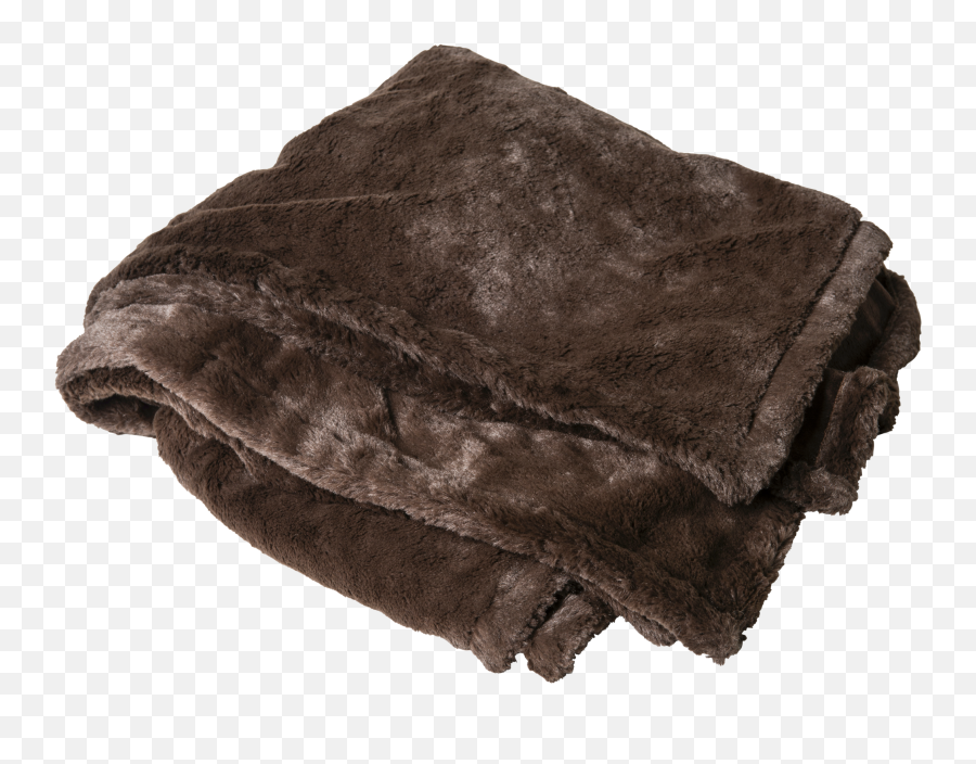 Download Chocolate Faux Fur Throw - Fake Fur Png,Blanket Png
