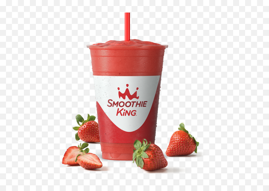Strawberry X - Treme Smoothie Smoothie King Smoothie King Strawberry Smoothie Png,Transparent Strawberry