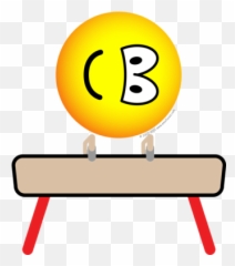 Pommel Horse Emoticon Olympic Sport Artistic Gymnastics - Clip Art Png,Horse Emoji Png