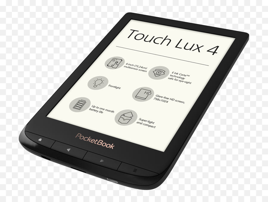 Touch Lux 4 Black - Ebook Reader Pocketbook 4 Lux Png,Eye Glare Png