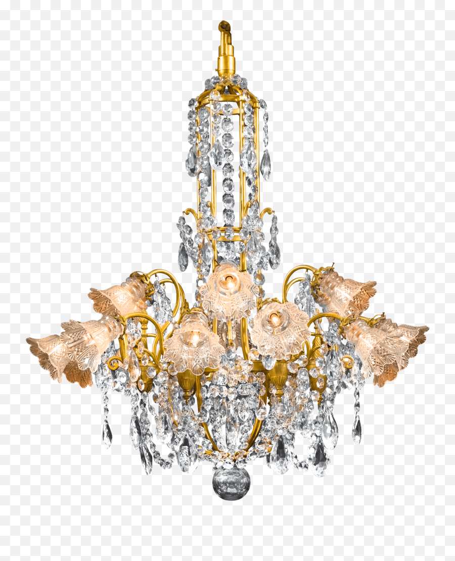 Download Baccarat Crystal Chandelier - Chandeliers Png,Chandelier Png