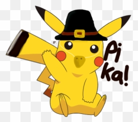 Pikachu The Turkey Pokécharms - Cute Wallpaper Hd png