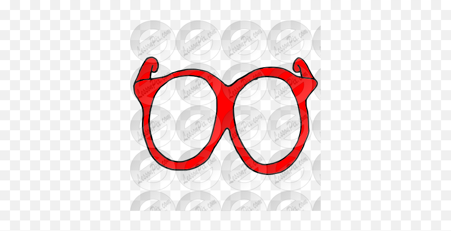 Glasses Picture For Classroom Therapy Use - Great Glasses Circle Png,Glasses Clipart Transparent
