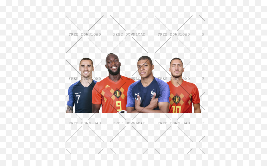 Kylian Mbappe Bi Png Image With - Antoine Griezmann Vs Eden Hazard,Captain America Transparent Background