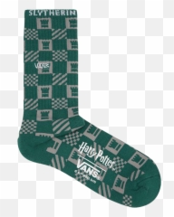 Vans X Harry Potter Slytherin Crew Socks Size 65 - 9 Vn0a3i66sp41 Sock Png,Slytherin Png