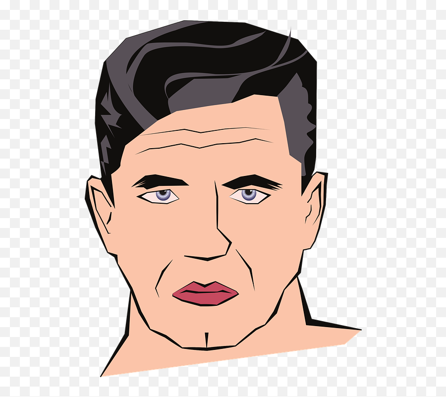 Man Face Male - Free Vector Graphic On Pixabay Png,Man Face Png