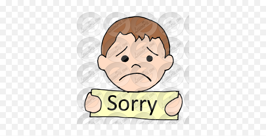 Apology Cliparts 20 - 380 X 380 Webcomicmsnet Sorry Clip Art Black And White Png,Sorry Png