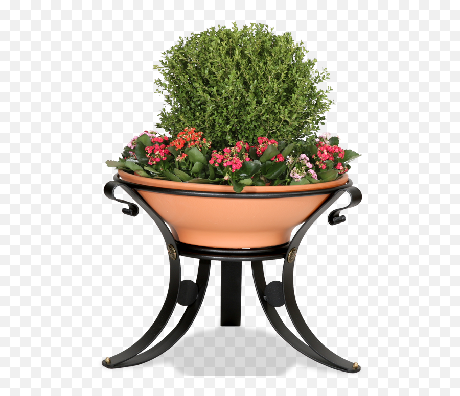 Metal Flower Pot And Terracotta For Dalia Urban Design - Big Flower Pot Png,Flower Pot Png