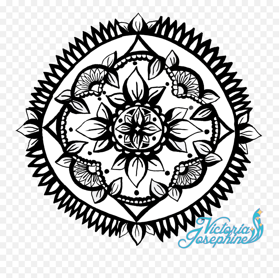 Henna Lotus Mandala Designs Photo - Mandala Blanco Y Negro Mandala Design Hd Png,Henna Png