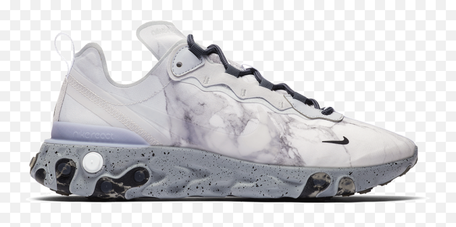 Nike Sneakers React Element 55 X Kendrick Lamar Silver Cj3312 - 0000014 One Block Down Nike React Element 55 Png,Kendrick Lamar Png