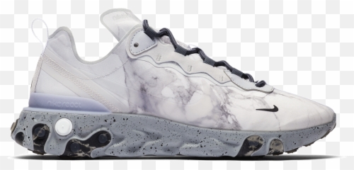 Nike Sneakers React Element 55 X Kendrick Lamar Silver Cj3312 - 0000014 One Block Down Nike React Element 55 Png,Kendrick Lamar Png