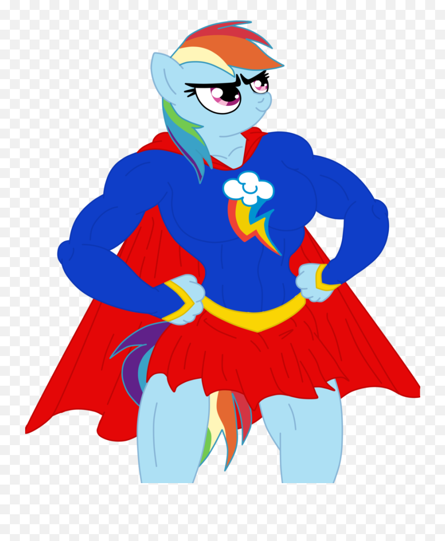 Supergirl Clipart Transparent - Rainbow Super Girl Png Rainbow Superhero,Supergirl Transparent