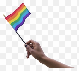 Rainbow Flag Copy - Sketch Transparent Cartoon Jingfm Lgbt Hand Png