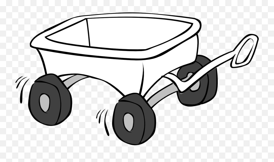 Wagon Png Black And White Transparent - Wagon Clipart,Wagon Png