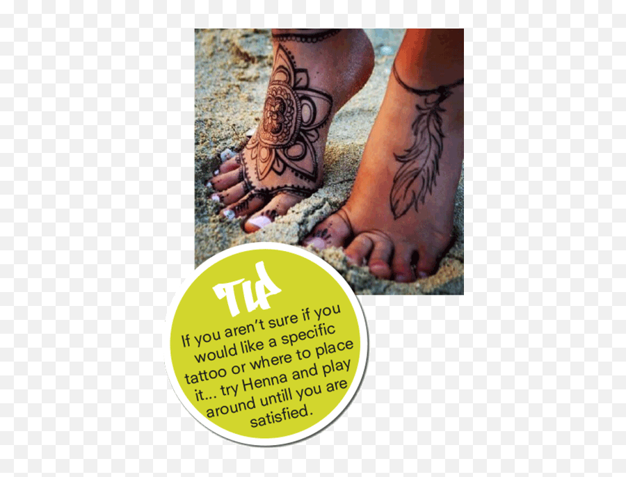 Henna Tattoo Png - Henna Ankle Feet Tattoos,Henna Tattoo Png