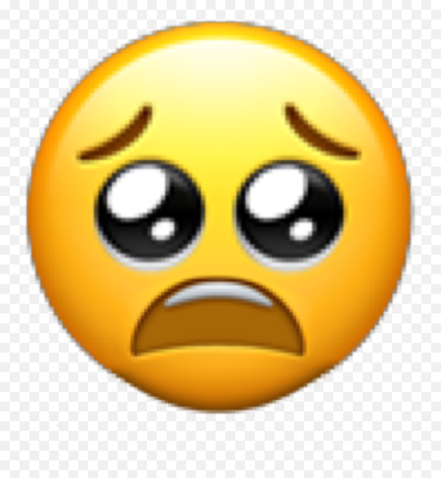 Eemoji - Pleading Emoji Hearts Png,Scared Emoji Transparent Background