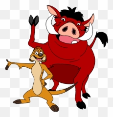 Lazy Clipart King - Timon And Pumbaa Png,Pumba Png