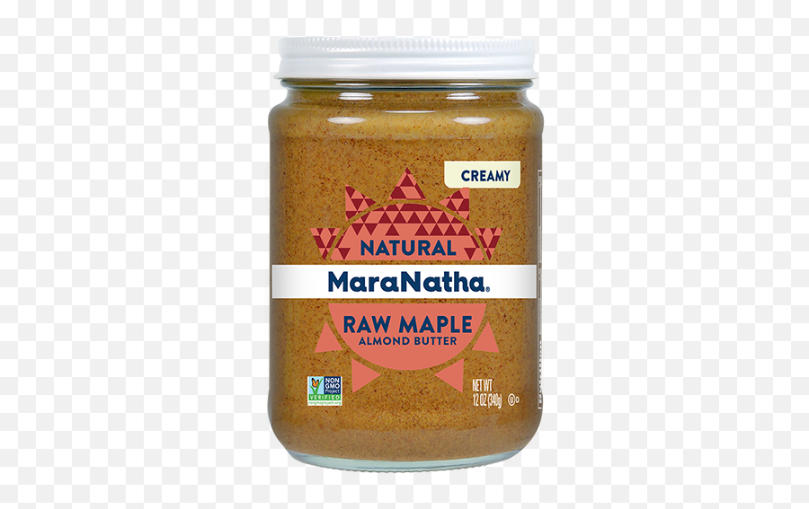 Raw Maple Almond Butter Creamy No Stir Maranatha Nut Butters - Almond Butter Maranatha Png,Butters Png