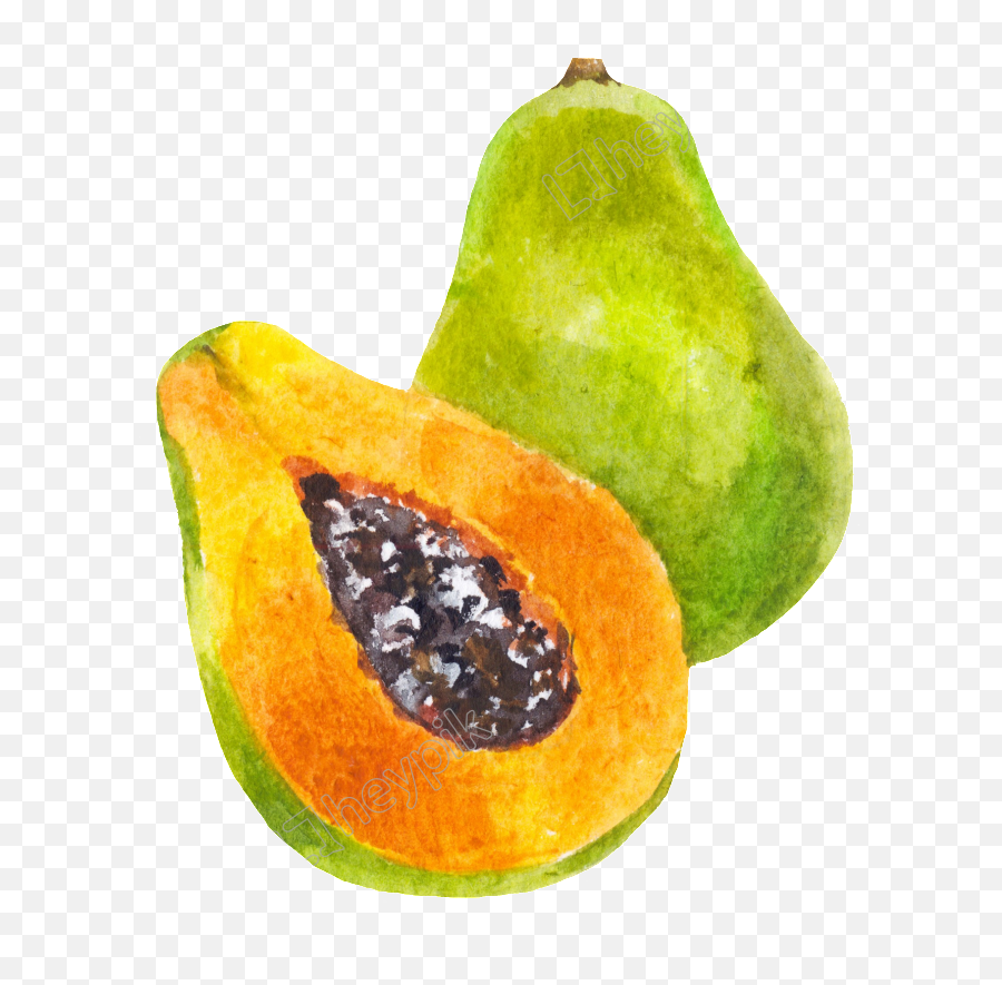 Papaya Png - Transparent Papaya Cartoon Png,Papaya Png