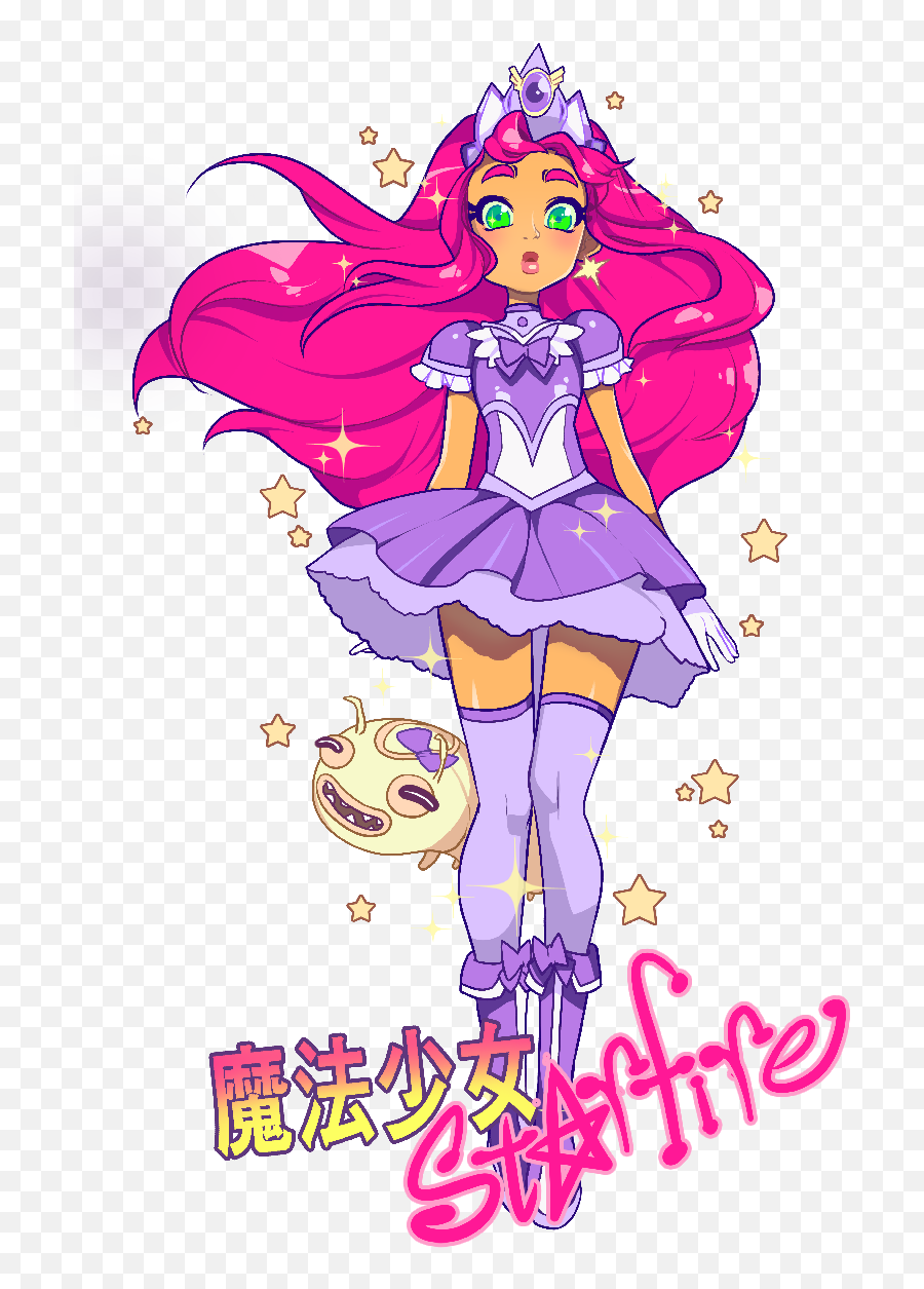 Starfire Png - Night Begins To Shine Raven,Starfire Png