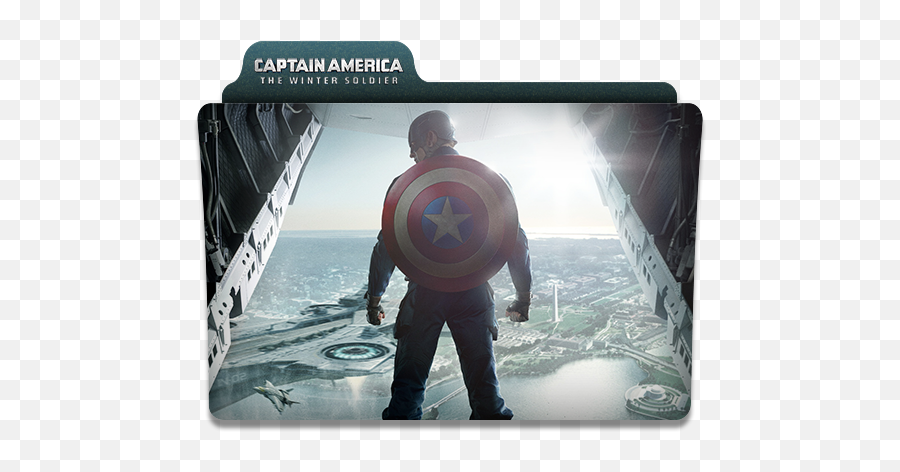 Captain America Winter Soldier Folder 1 Icon - Captain America Folder Icon Png,Captain America Comic Png
