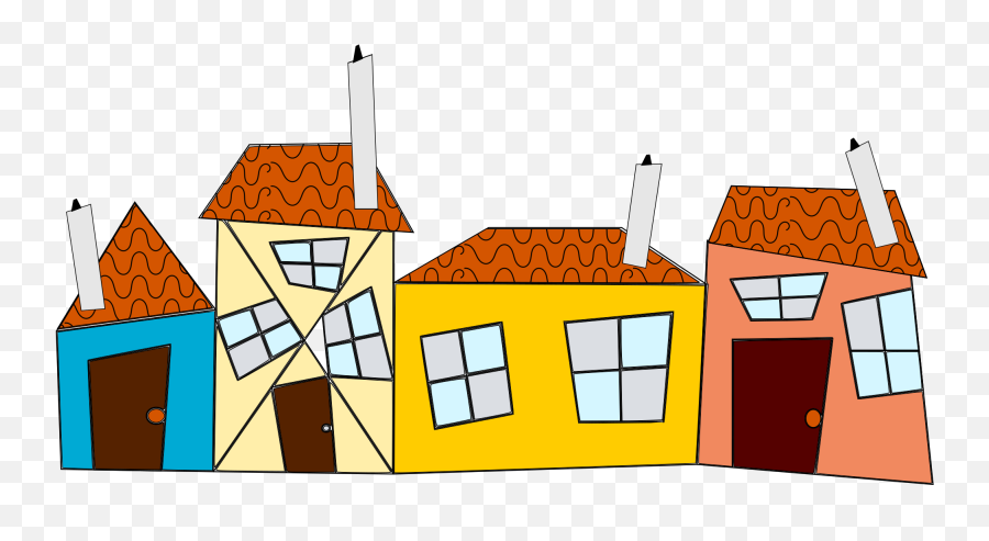 Colorful House Png Download Image Arts - Communities Lesson Plans 3rd Grade,Houses Png
