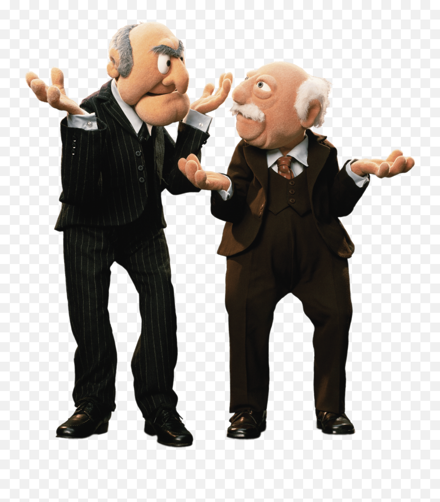 Statler And Waldorf Confused - Muppets Statler And Waldorf Png,Confused Transparent