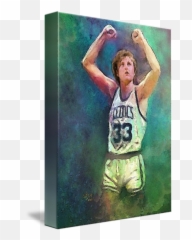 Larry Bird Boston Celtics Nba Art - Basketball Uniform Png,Larry Bird Png