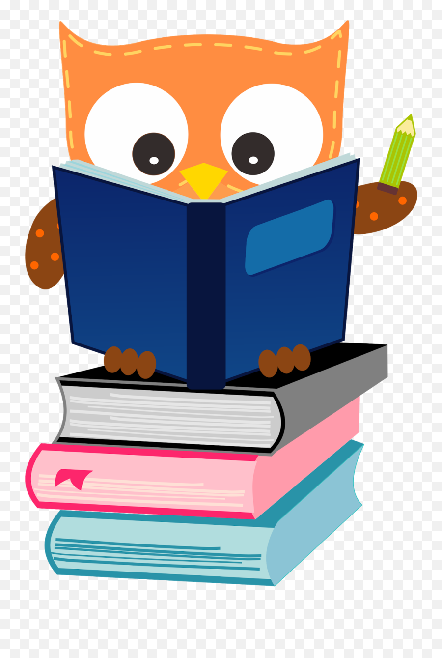 Homework Owl Png U0026 Free Owlpng Transparent Images - Library Reading Cartoon,Homework Transparent