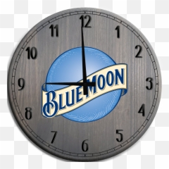 Details About Large Wall Clock Blue Moon Lager Beer Bar Sign - The Grapevine Restaurant Karaoke png