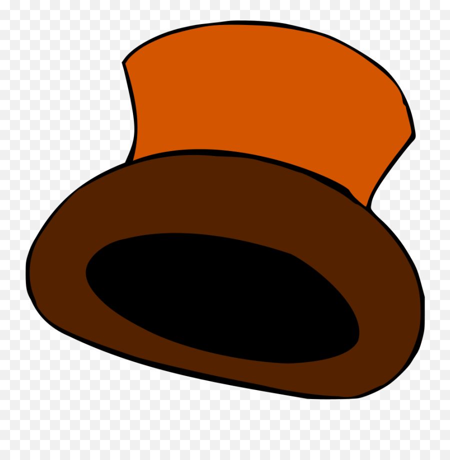 Graduation Hat Clipart Vector Clip Art Online Royalty Free - Brown Top Hat Cartoon Png,Graduation Cap Vector Png