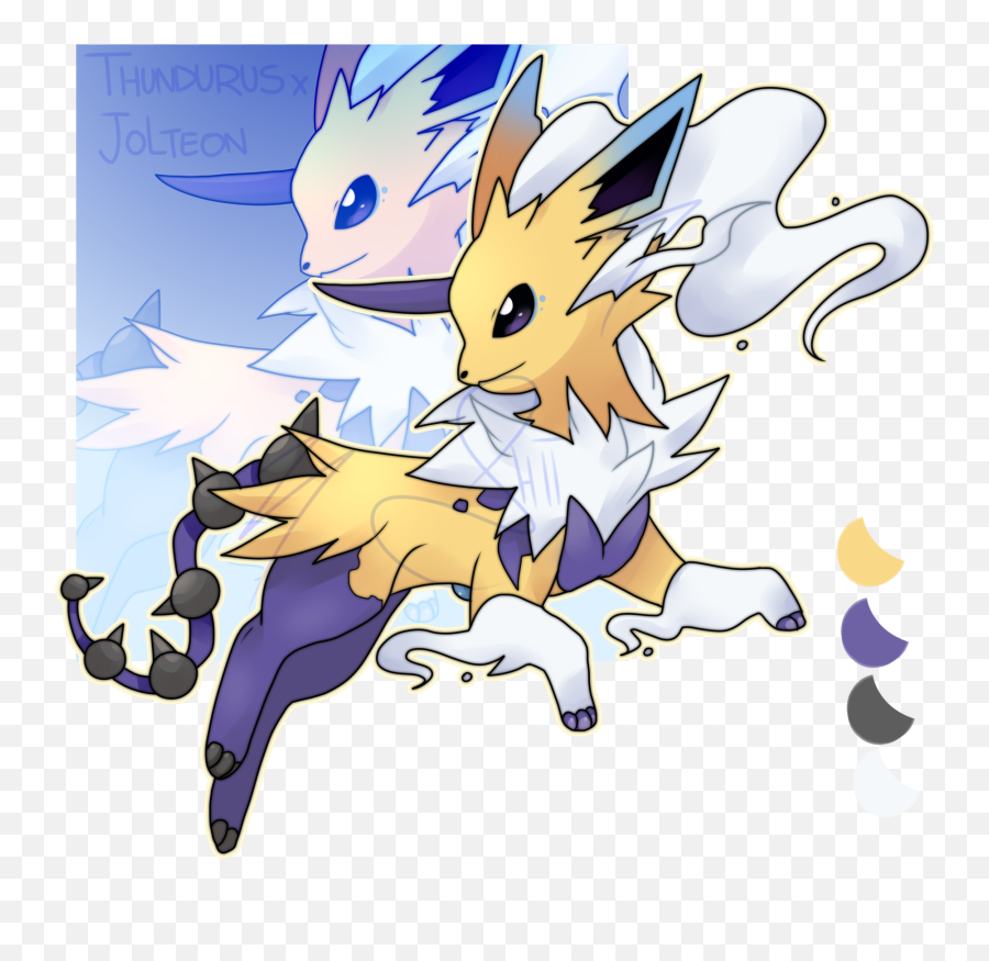 Jolteonthundurus Adopt - Ychcommishes Fictional Character Png,Jolteon Transparent