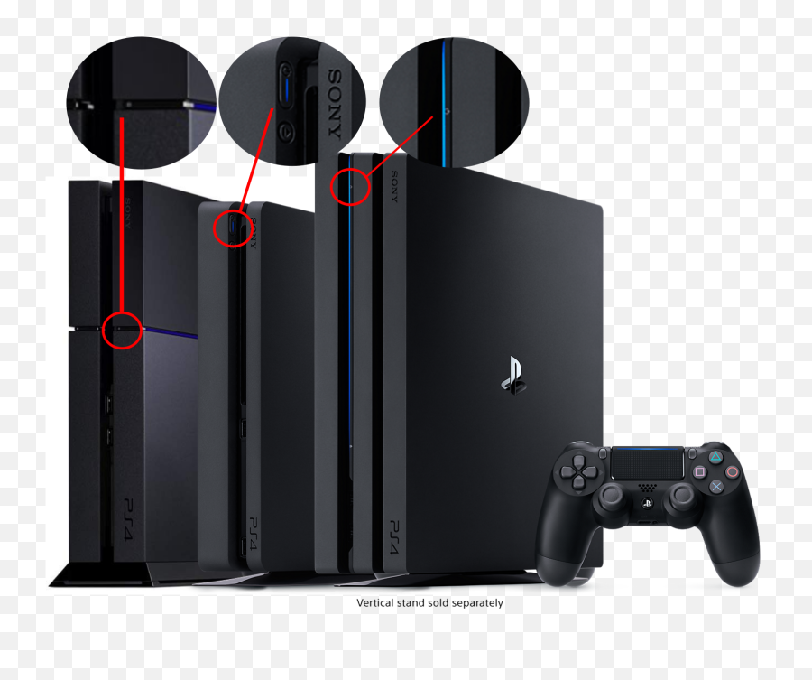How To Boot Up A Ps4 In Safe Mode - First Gen Ps4 Png,Power Button Png
