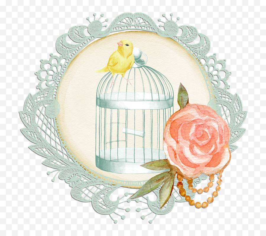 Bird Cage Rose - Free Image On Pixabay Decorative Png,Birdcage Png