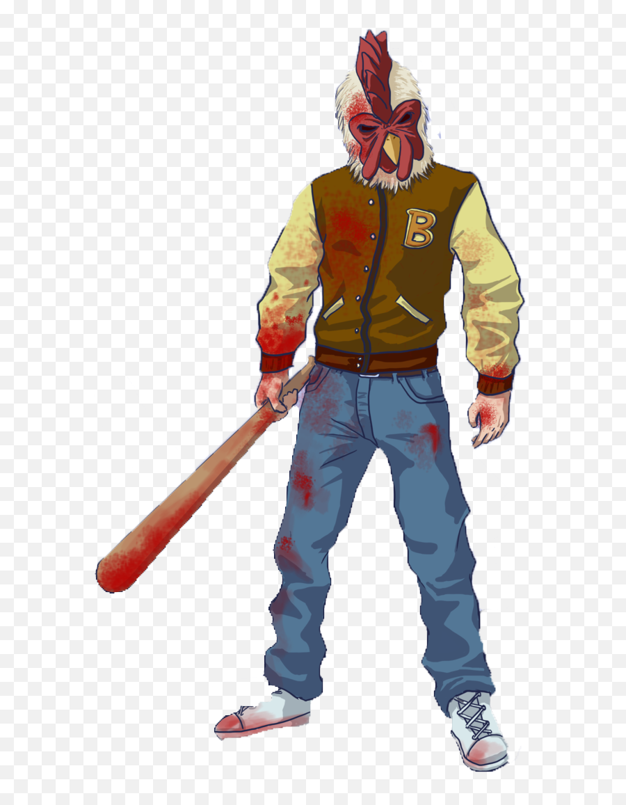 Jacket Hotline Miami Oc Characters Png - Hotline Miami Jacket Transparent Background,Hotline Miami Png