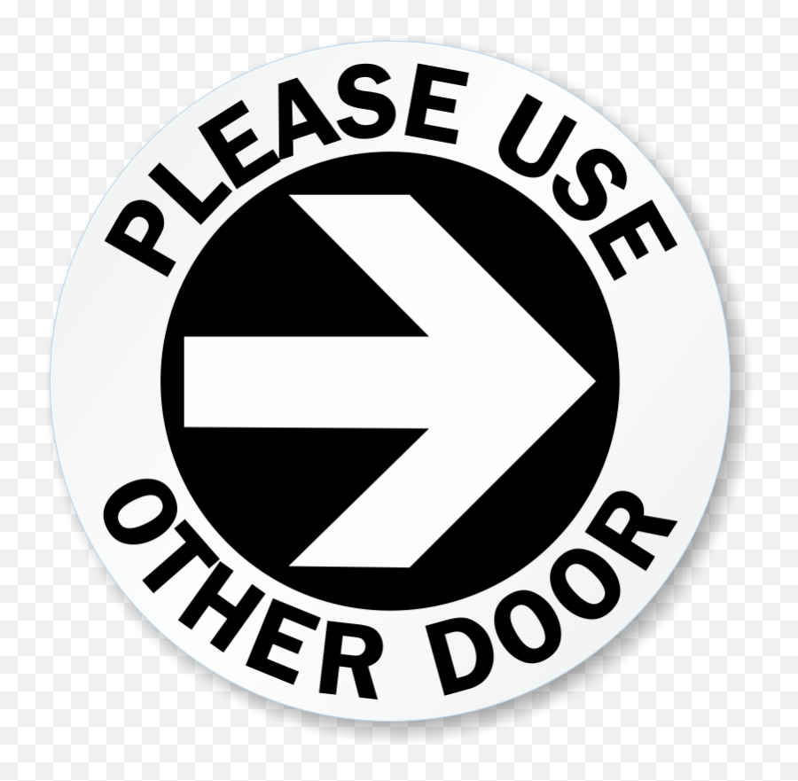 Use Other Door Signs From Mydoorsign - Please Proceed To Next Door Png,Next Door Leaf Icon