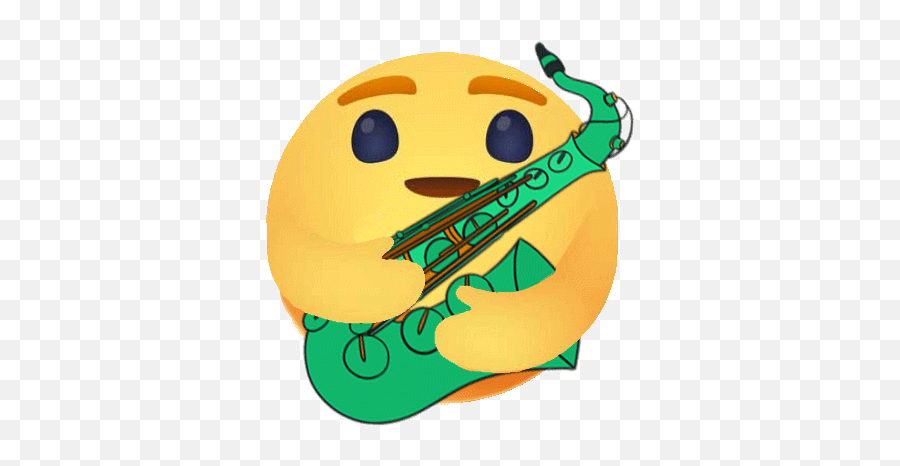 I Made A Care Saxophone Emoji Just For Fun Hope You Like It - Happy Png,Emoji Icon Answers Level 11