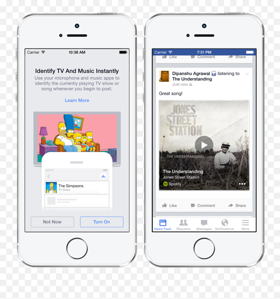 Facebook Adds Shazam - Facebook Activity Listening To Songs Png,Facebook Friends Icon Meaning