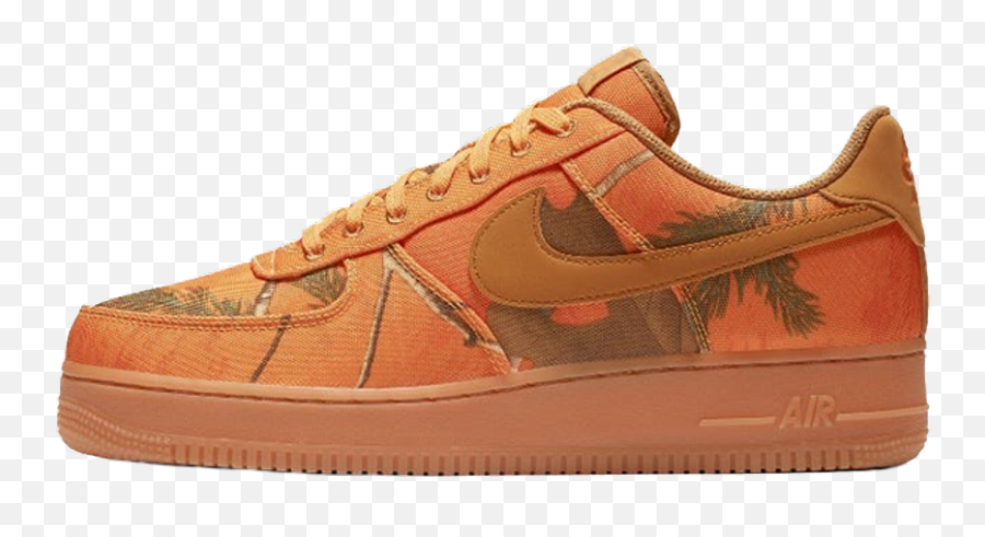 Nike Air Force 1 Orange Realtree Camo - Lace Up Png,Nike Battery Icon