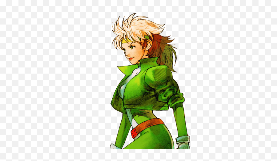 Rogue - Artwork Street Fighter Vs X Men Png,Jill Mvc2 Icon